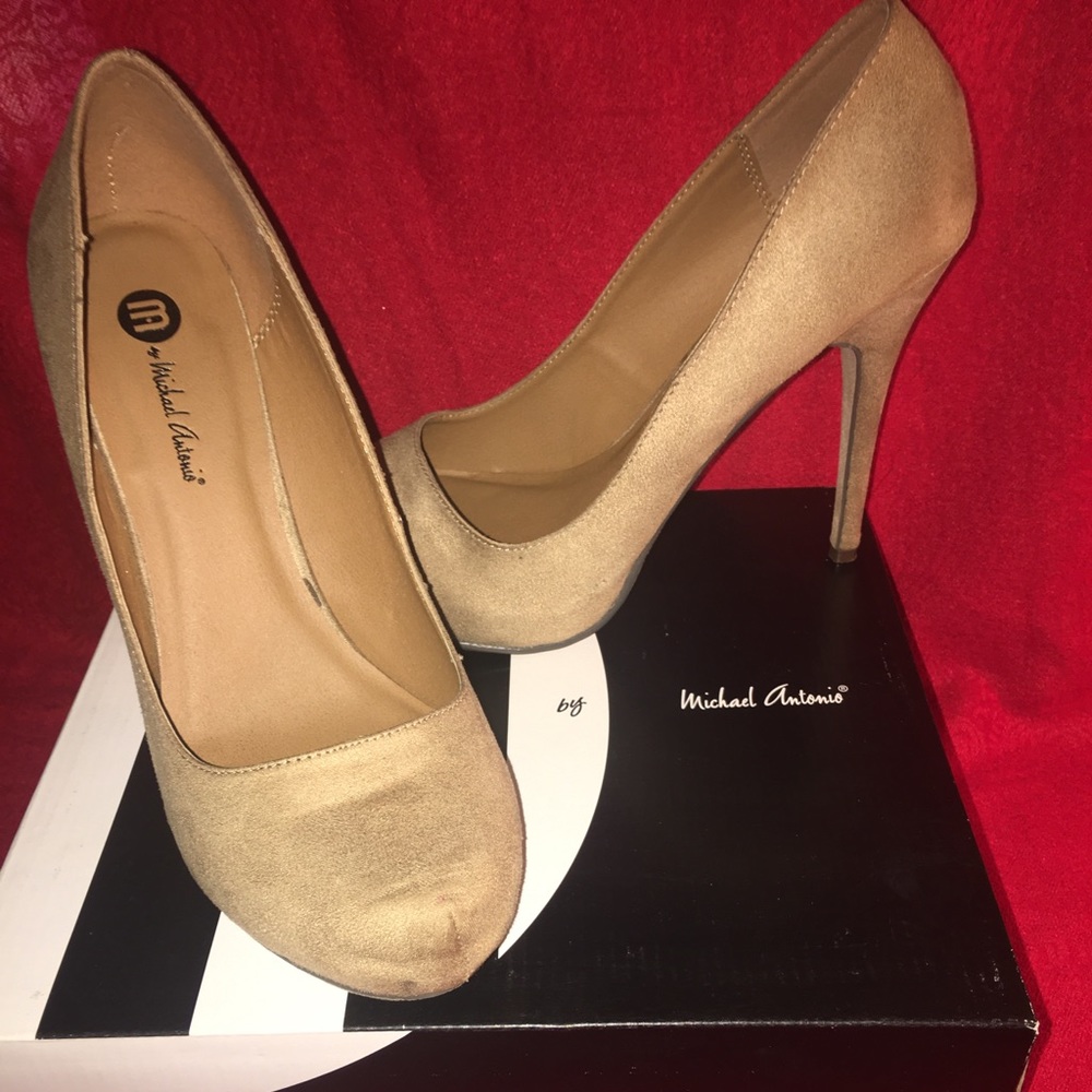 Suede 4” heels